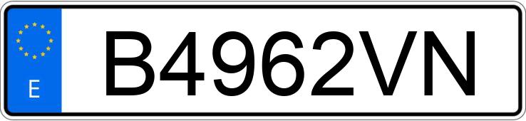 Numer rejestracyjny B4962VN posiada SEAT INCA Numer rejestracyjny B4962VN posiada SEAT INCA