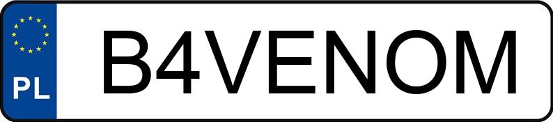 Numer rejestracyjny B4VENOM posiada CADILLAC STS-V Numer rejestracyjny B4VENOM posiada CADILLAC STS-V