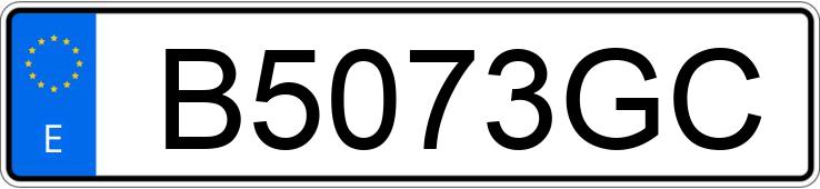Numer rejestracyjny B5073GC posiada NISSAN PATROL