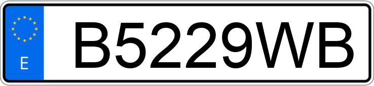 Numer rejestracyjny B5229WB posiada FIAT BRAVO Numer rejestracyjny B5229WB posiada FIAT BRAVO