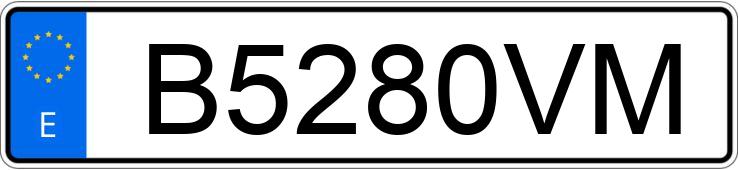 Numer rejestracyjny B5280VM posiada MERCEDES C 220 (202)