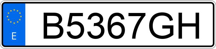 Numer rejestracyjny B5367GH posiada AUDI 100