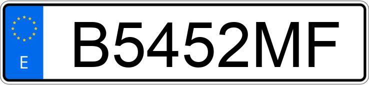 Numer rejestracyjny B5452MF posiada PEUGEOT 405