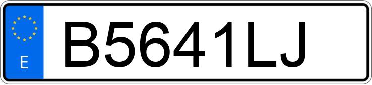 Numer rejestracyjny B5641LJ posiada SEAT IBIZA