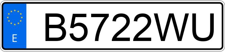 Numer rejestracyjny B5722WU posiada BMW SERIE 3 Numer rejestracyjny B5722WU posiada BMW SERIE 3