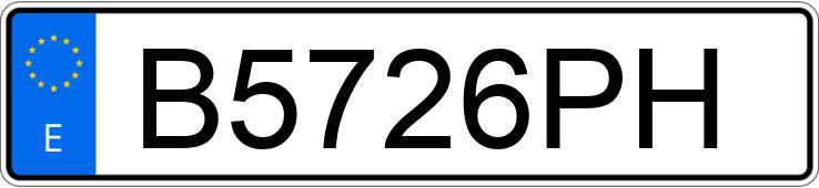 Numer rejestracyjny B5726PH posiada AUDI 80 Numer rejestracyjny B5726PH posiada AUDI 80