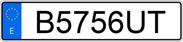 Numer rejestracyjny B5756UT posiada PEUGEOT 106