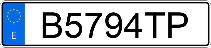 Numer rejestracyjny B5794TP posiada SEAT CORDOBA Numer rejestracyjny B5794TP posiada SEAT CORDOBA