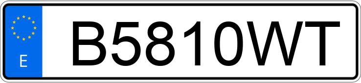 Numer rejestracyjny B5810WT posiada OPEL ASTRA Numer rejestracyjny B5810WT posiada OPEL ASTRA