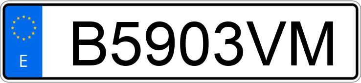 Numer rejestracyjny B5903VM posiada MERCEDES C 220 (202)