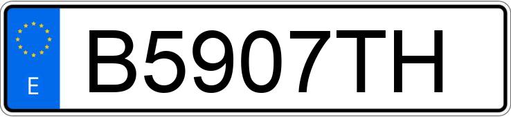 Numer rejestracyjny B5907TH posiada GAS-GAS EC Numer rejestracyjny B5907TH posiada GAS-GAS EC