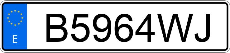 Numer rejestracyjny B5964WJ posiada SEAT CORDOBA