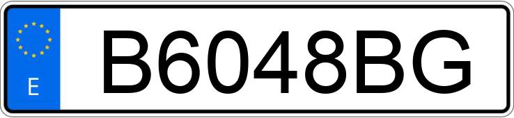 Numer rejestracyjny B6048BG posiada SEAT 124