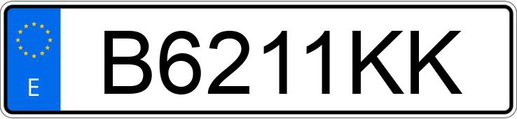 Numer rejestracyjny B6211KK posiada YAMAHA XV 535 VIRAGO