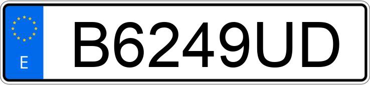 Numer rejestracyjny B6249UD posiada BMW SERIE 5