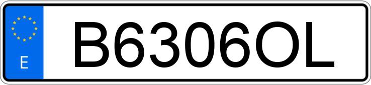 Numer rejestracyjny B6306OL posiada OPEL ASTRA