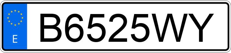 Numer rejestracyjny B6525WY posiada VOLKSWAGEN PASSAT Numer rejestracyjny B6525WY posiada VOLKSWAGEN PASSAT