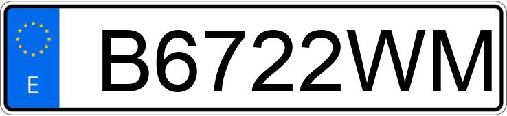 Numer rejestracyjny B6722WM posiada AUDI A4 Numer rejestracyjny B6722WM posiada AUDI A4