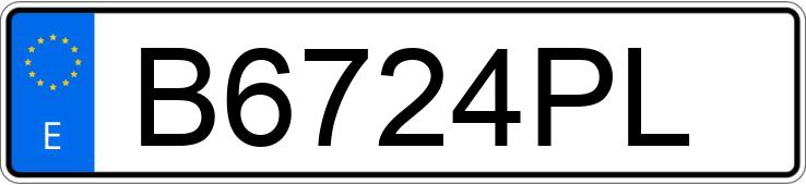 Numer rejestracyjny B6724PL posiada LAND ROVER DEFENDER