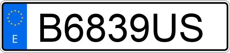 Numer rejestracyjny B6839US posiada NISSAN ALMERA Numer rejestracyjny B6839US posiada NISSAN ALMERA