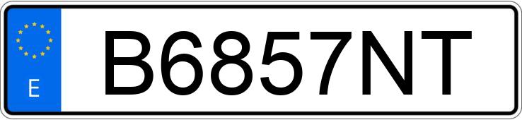 Numer rejestracyjny B6857NT posiada RENAULT 19 RN 1.4 Numer rejestracyjny B6857NT posiada RENAULT 19 RN 1.4