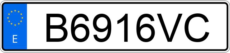 Numer rejestracyjny B6916VC posiada VOLKSWAGEN GOLF Numer rejestracyjny B6916VC posiada VOLKSWAGEN GOLF