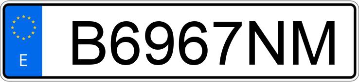 Numer rejestracyjny B6967NM posiada FIAT DUCATO