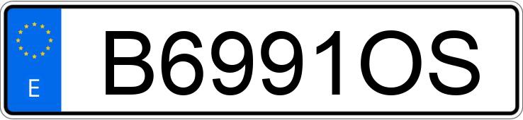 Numer rejestracyjny B6991OS posiada BMW SERIE 3 Numer rejestracyjny B6991OS posiada BMW SERIE 3