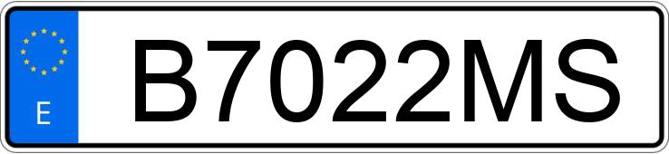 Numer rejestracyjny B7022MS posiada SAAB 900 2.0