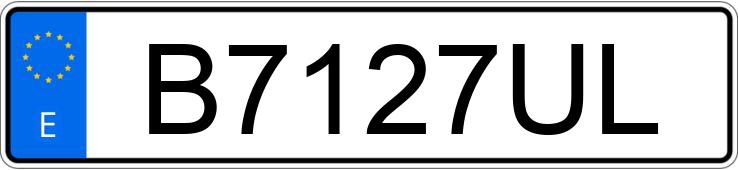 Numer rejestracyjny B7127UL posiada ALFA ROMEO 156 Numer rejestracyjny B7127UL posiada ALFA ROMEO 156