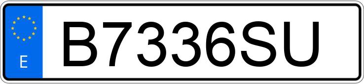 Numer rejestracyjny B7336SU posiada MAZDA MPV Numer rejestracyjny B7336SU posiada MAZDA MPV