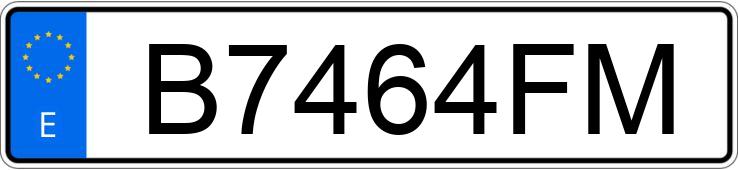 Numer rejestracyjny B7464FM posiada Citroen Dyane 6