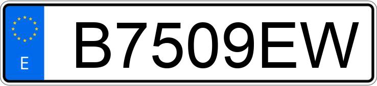 Numer rejestracyjny B7509EW posiada SEAT 131 SUPER PANORAMA 2.5 D Numer rejestracyjny B7509EW posiada SEAT 131 SUPER PANORAMA 2.5 D