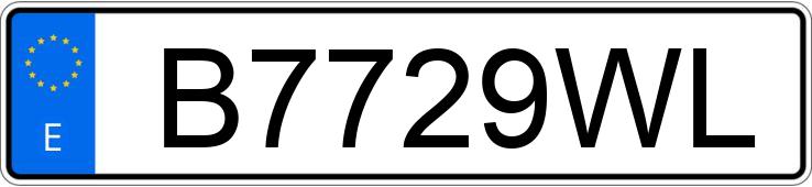 Numer rejestracyjny B7729WL posiada SEAT LEON Numer rejestracyjny B7729WL posiada SEAT LEON