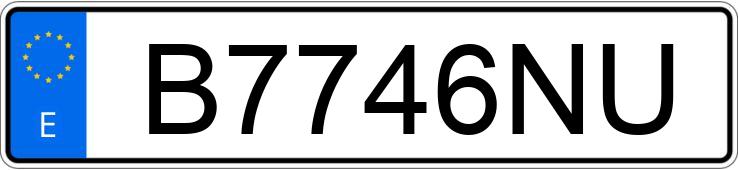 Numer rejestracyjny B7746NU posiada SAAB 9000 Numer rejestracyjny B7746NU posiada SAAB 9000