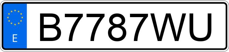 Numer rejestracyjny B7787WU posiada RENAULT CLIO Numer rejestracyjny B7787WU posiada RENAULT CLIO