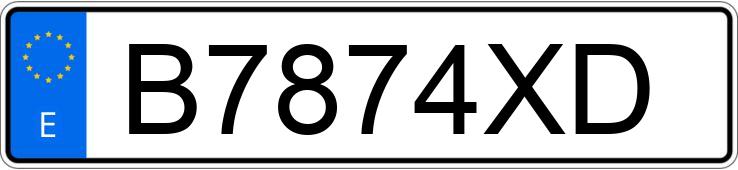Numer rejestracyjny B7874XD posiada AUDI A4 Numer rejestracyjny B7874XD posiada AUDI A4