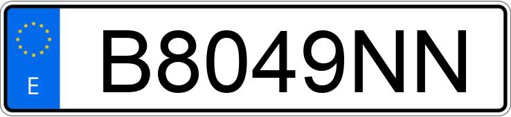 Numer rejestracyjny B8049NN posiada NISSAN PATROL