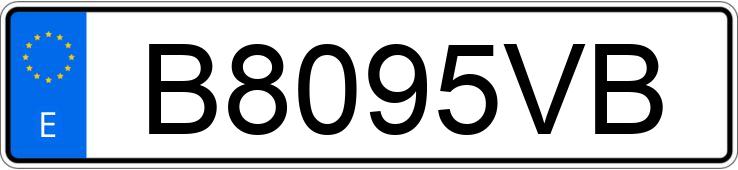 Numer rejestracyjny B8095VB posiada OPEL ASTRA