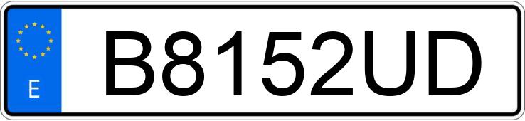 Numer rejestracyjny B8152UD posiada BMW SERIE 3 Numer rejestracyjny B8152UD posiada BMW SERIE 3