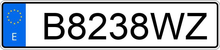 Numer rejestracyjny B8238WZ posiada SEAT LEON Numer rejestracyjny B8238WZ posiada SEAT LEON