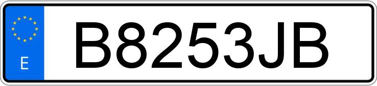 Numer rejestracyjny B8253JB posiada SUZUKI SJ413 SAMURAI