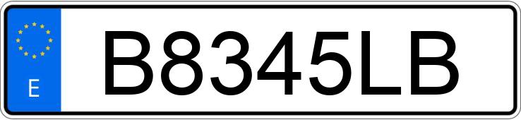 Registreringsnummeret B8345LB har NISSAN TRADE