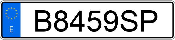 Numer rejestracyjny B8459SP posiada SEAT TOLEDO Numer rejestracyjny B8459SP posiada SEAT TOLEDO