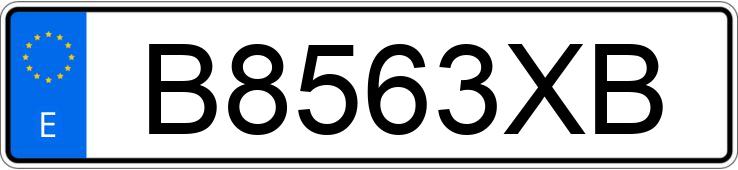Numer rejestracyjny B8563XB posiada SEAT TOLEDO