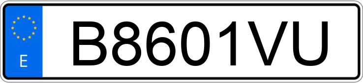 Numer rejestracyjny B8601VU posiada SEAT IBIZA Numer rejestracyjny B8601VU posiada SEAT IBIZA