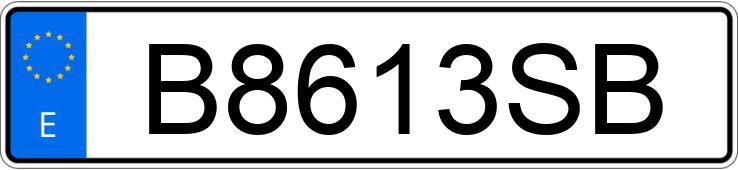 Numer rejestracyjny B8613SB posiada AUDI A4 Numer rejestracyjny B8613SB posiada AUDI A4