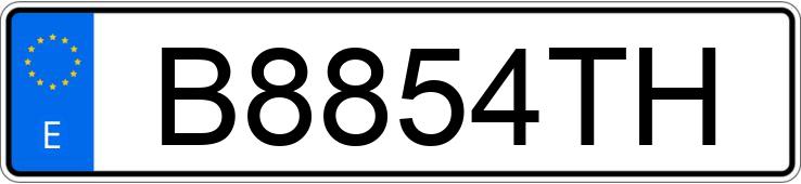 Numer rejestracyjny B8854TH posiada HYUNDAI ACCENT Numer rejestracyjny B8854TH posiada HYUNDAI ACCENT