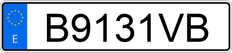 Numer rejestracyjny B9131VB posiada CITROEN SAXO