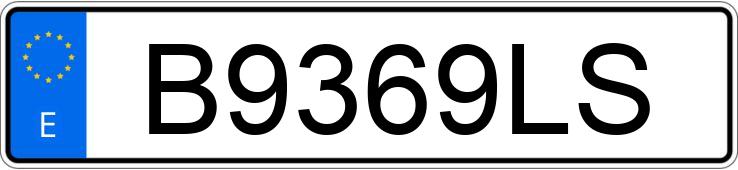 Numer rejestracyjny B9369LS posiada SUZUKI VITARA